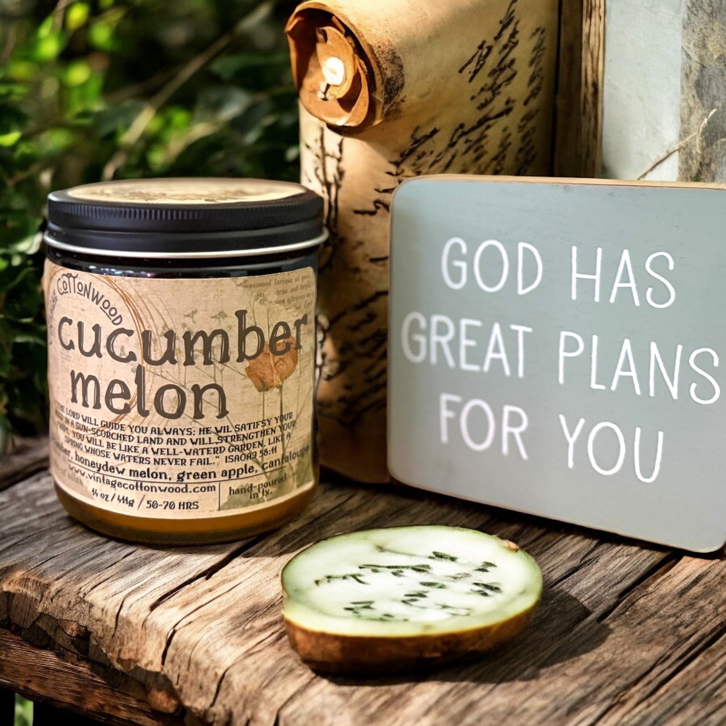 Cucumber Melon - Vintage Cottonwood