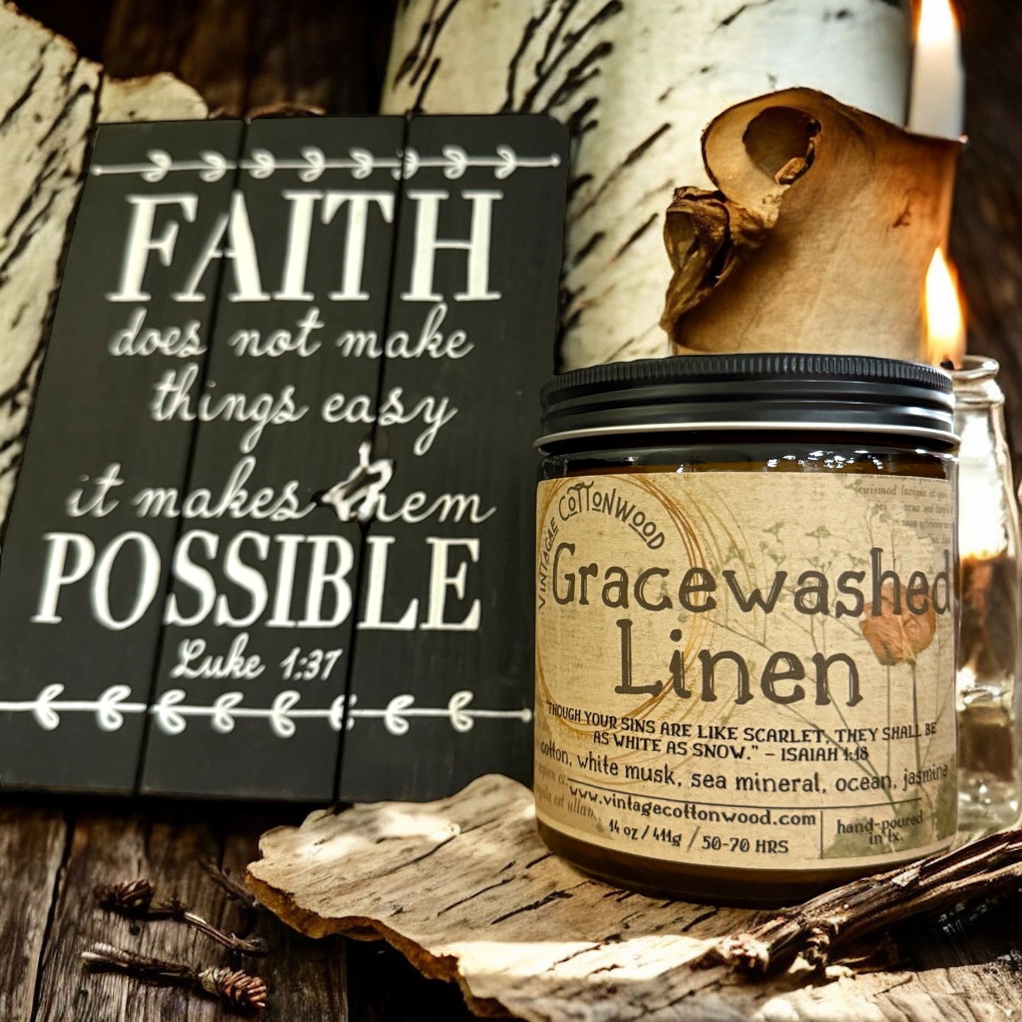 Gracewashed Linen - Vintage Cottonwood