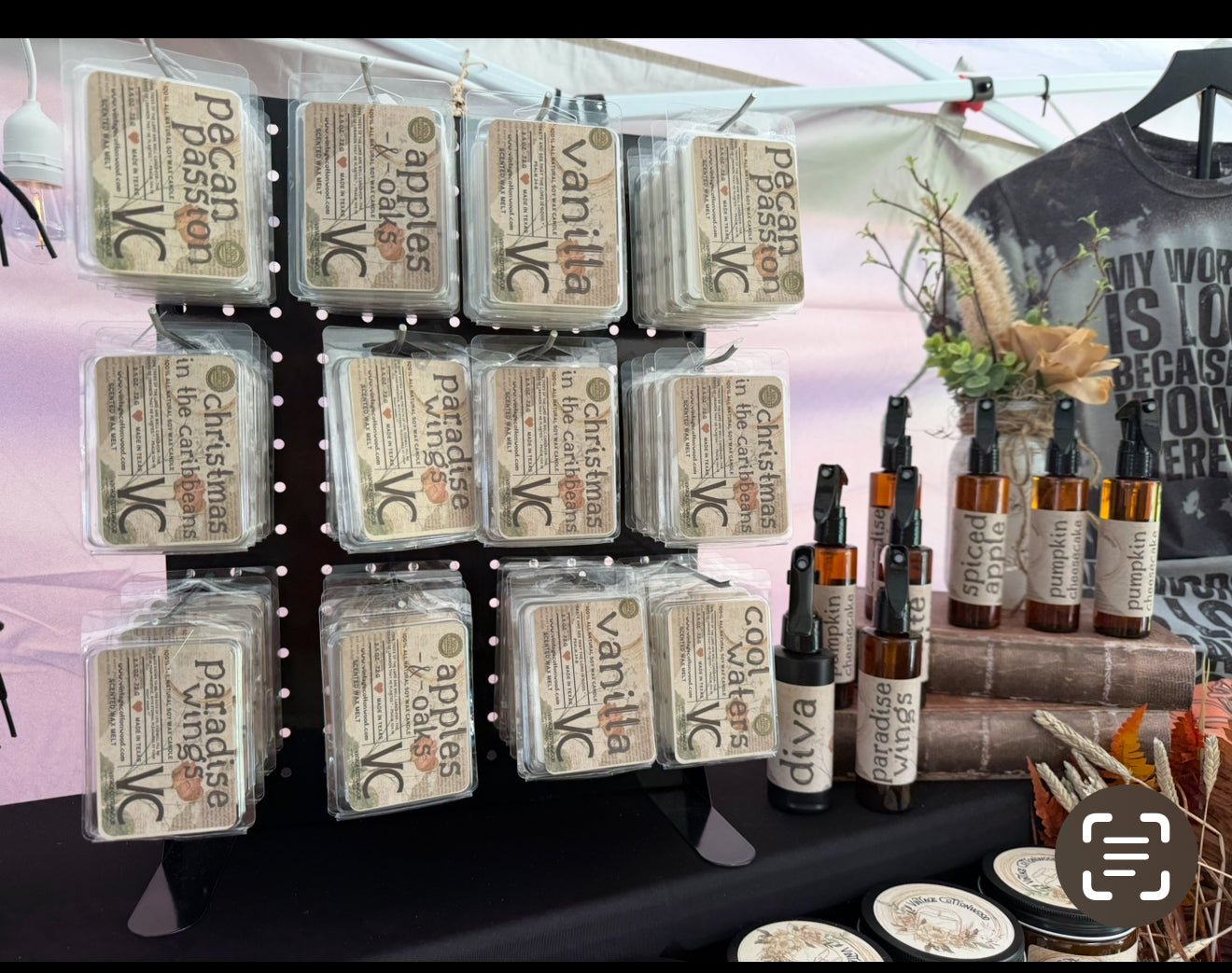 Blueberry Barn Pie Wax Melt in clamshell packaging