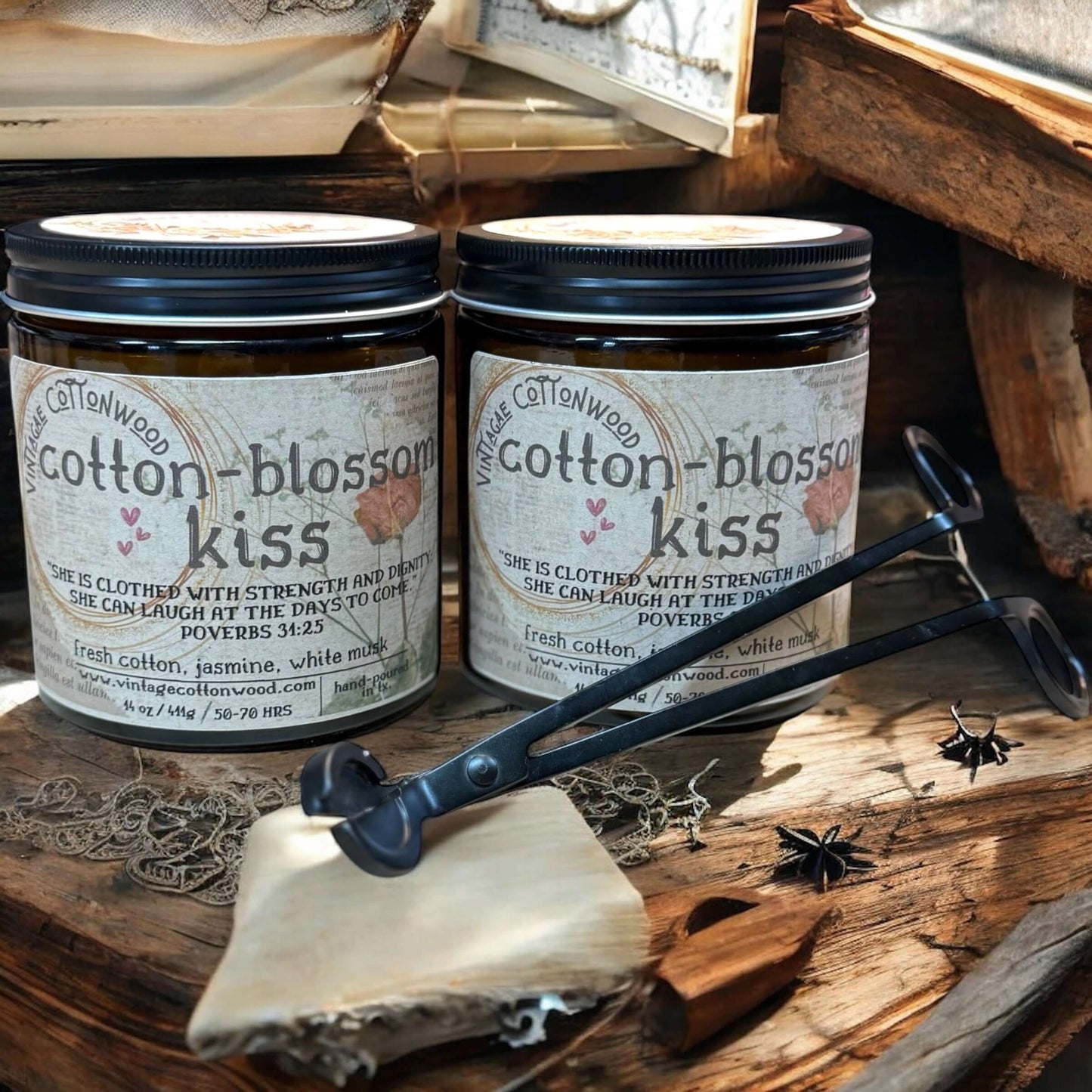 Cotton Blossom Kiss - Vintage Cottonwood