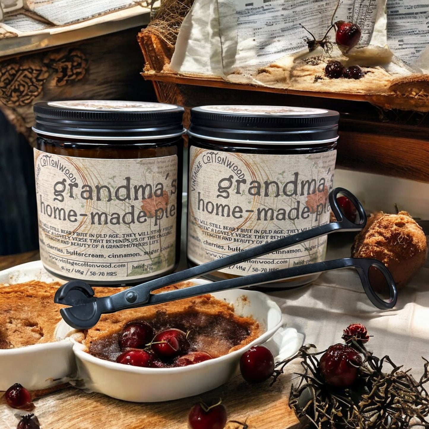Grandma’s Home-made Pie - Vintage Cottonwood