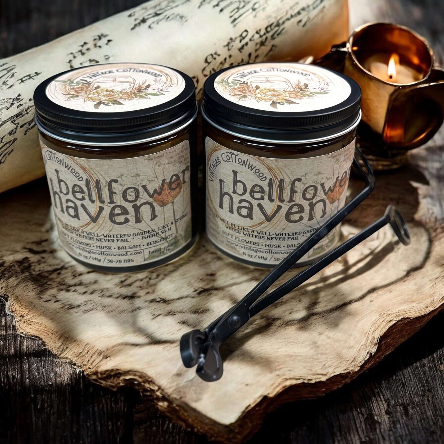 Bellflower Haven - Vintage Cottonwood