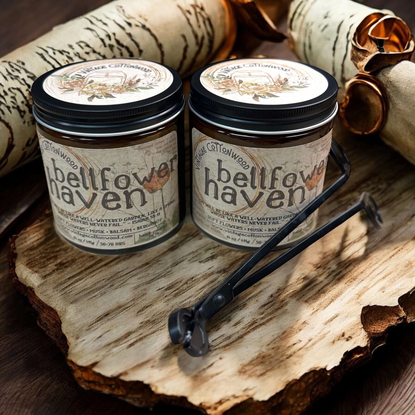Bellflower Haven - Vintage Cottonwood