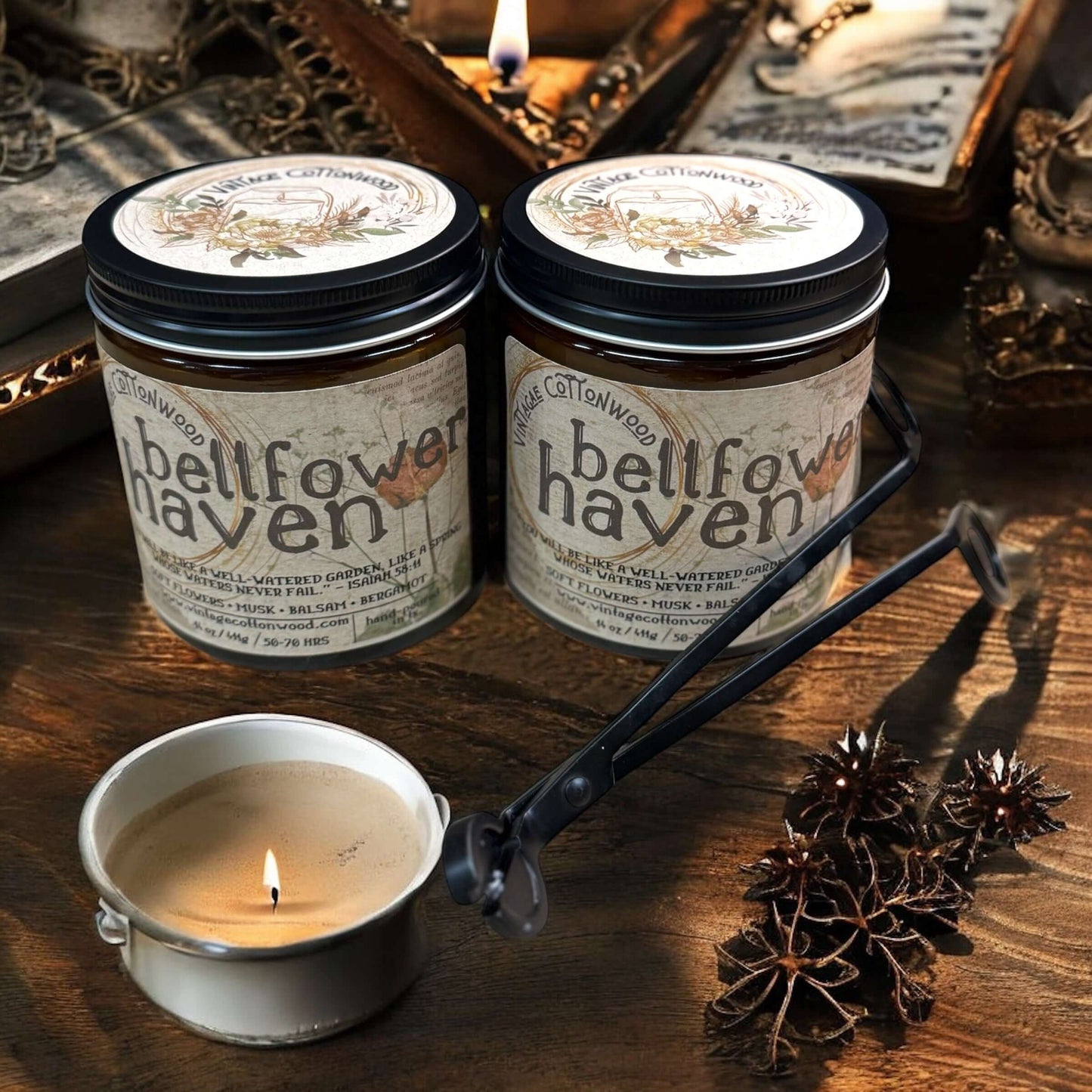 Bellflower Haven - Vintage Cottonwood