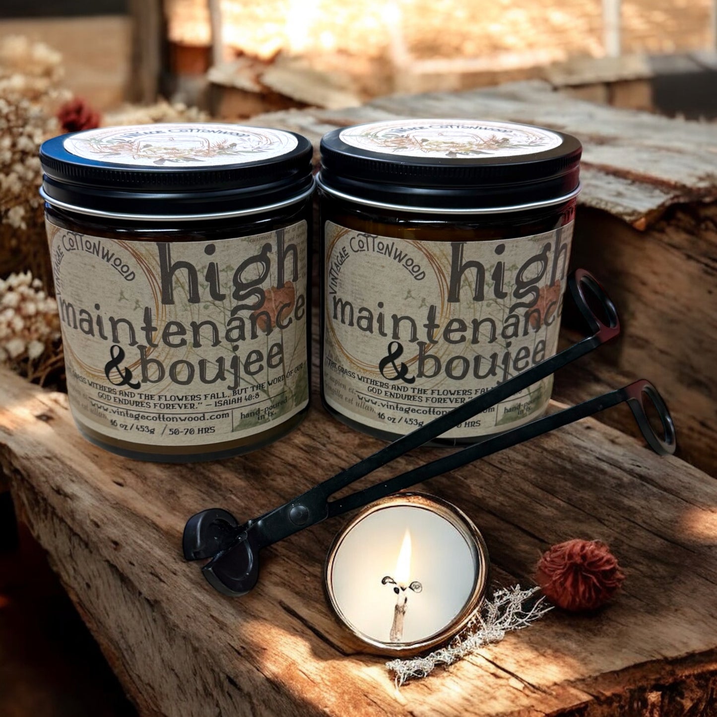 High Maintenance & Boujee - Vintage Cottonwood