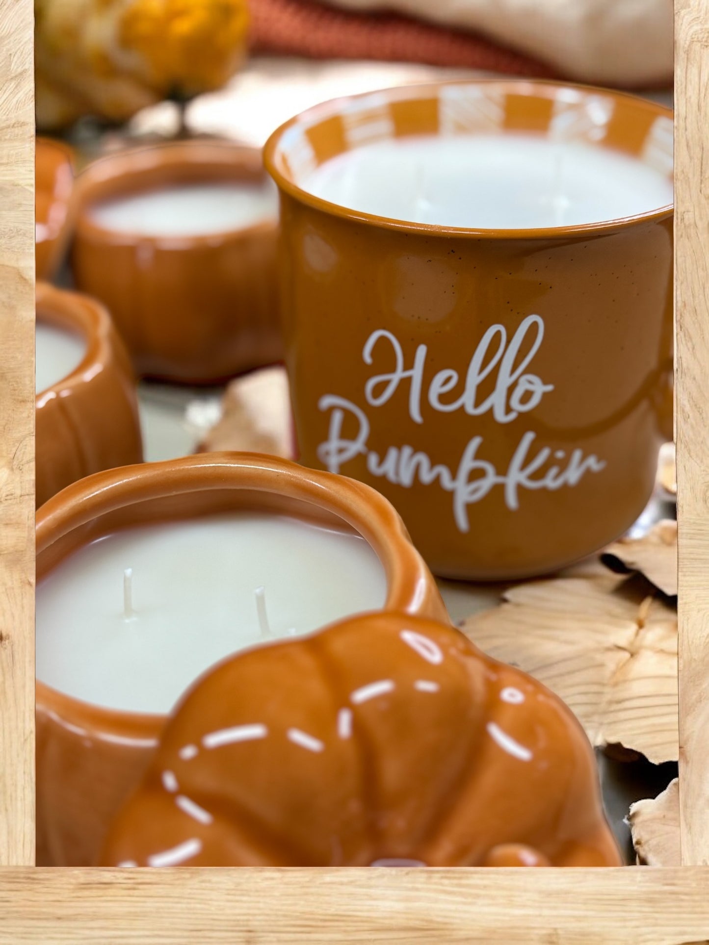 🕯️ Pumpkin Cheesecake Latte – Coffee Cup Candle - Vintage Cottonwood