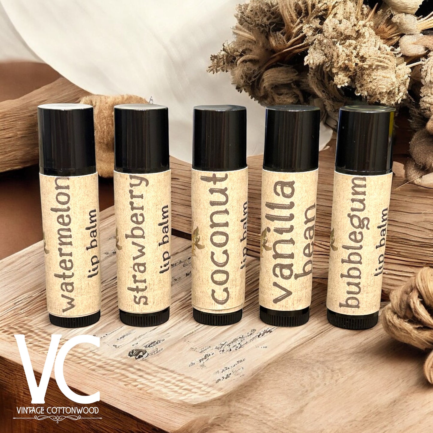 💕 Vanilla Bean – Lip Balm - Vintage Cottonwood