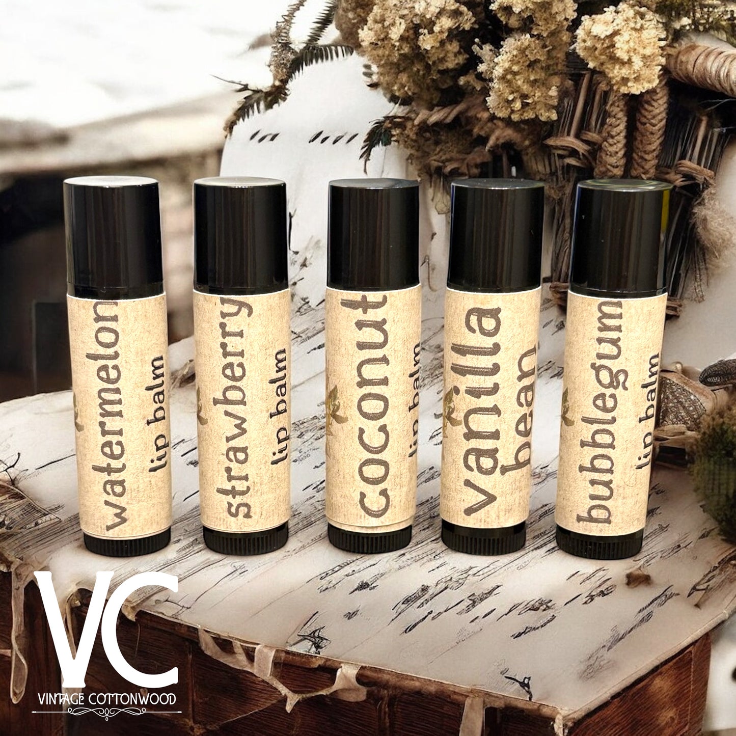 💕 Vanilla Bean – Lip Balm - Vintage Cottonwood