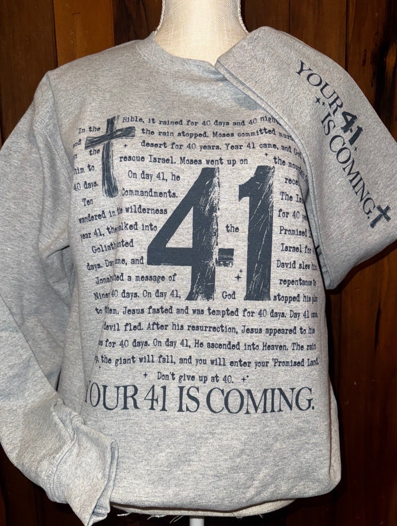 41 is Coming Sweatshirt - Vintage Cottonwood