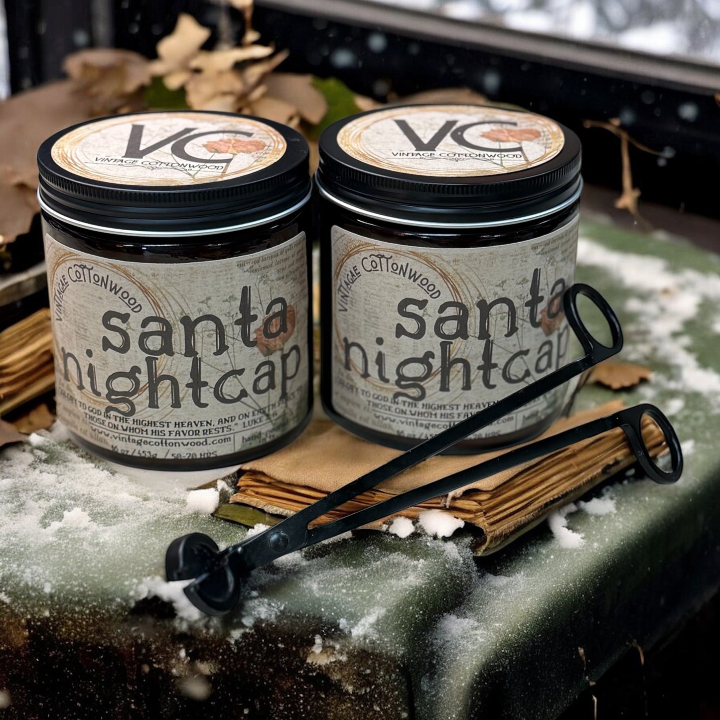 Christmas Candles - Vintage Cottonwood