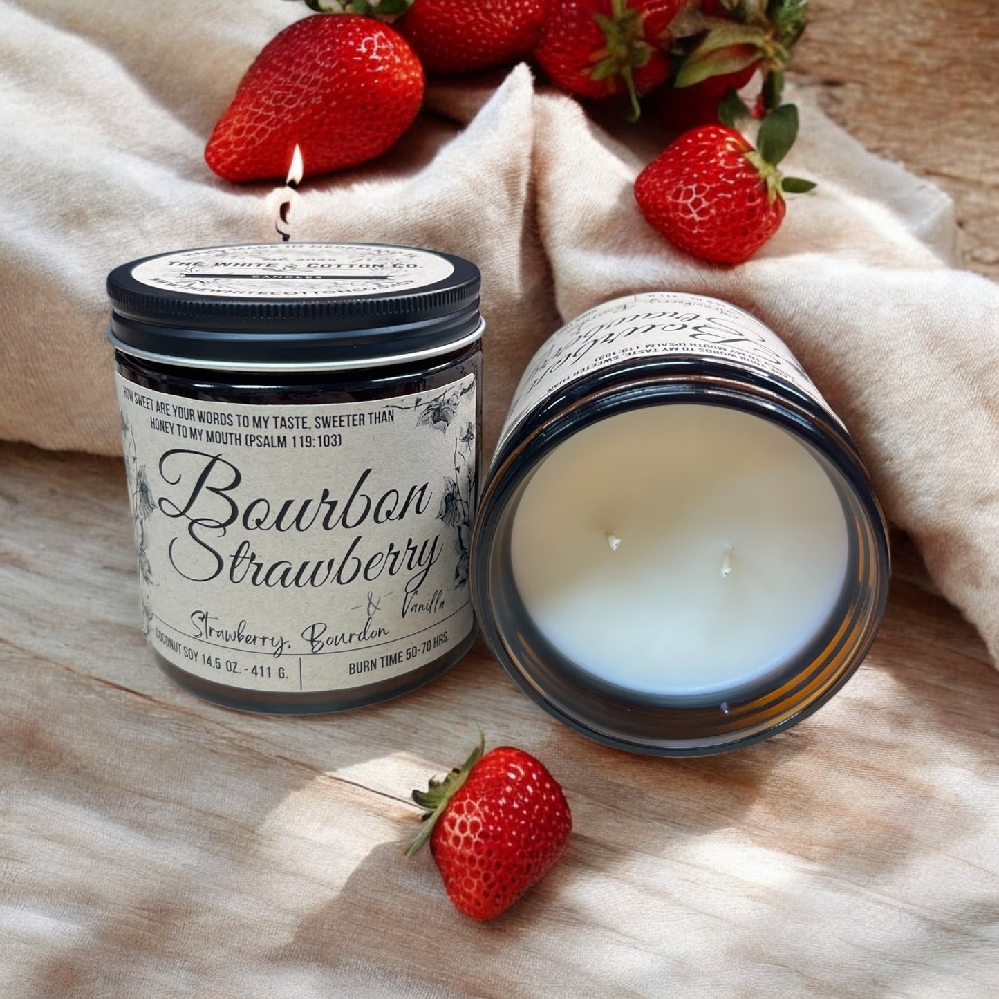 Bourbon Strawberry & Vanilla - Vintage Cottonwood
