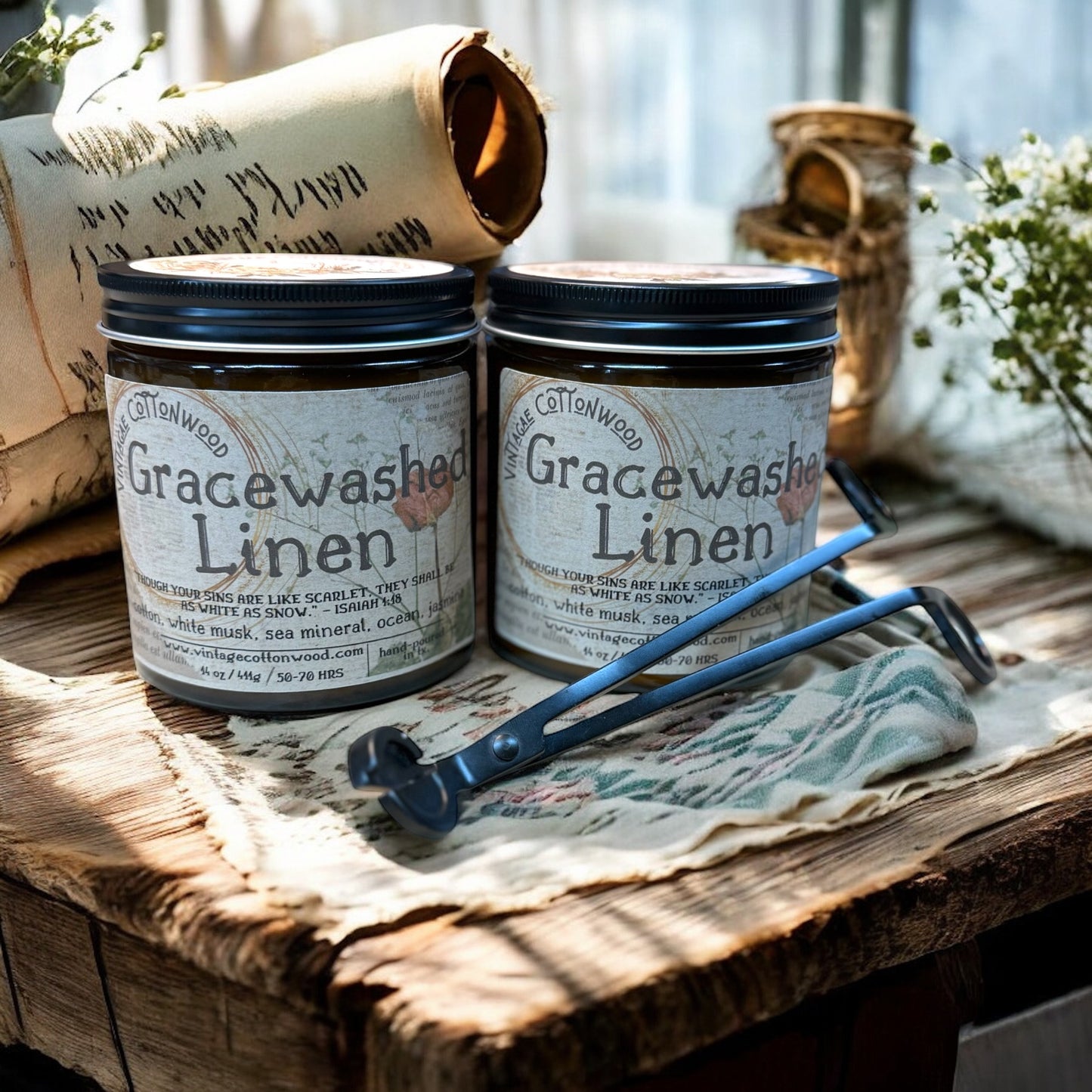 Gracewashed Linen - Vintage Cottonwood