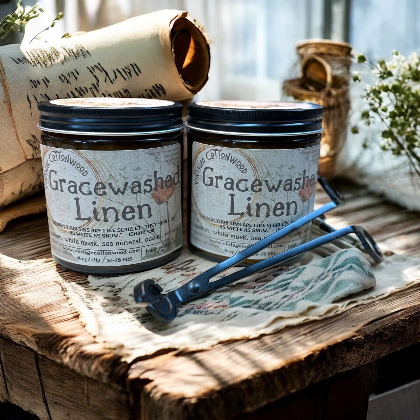 Gracewashed Linen - Vintage Cottonwood