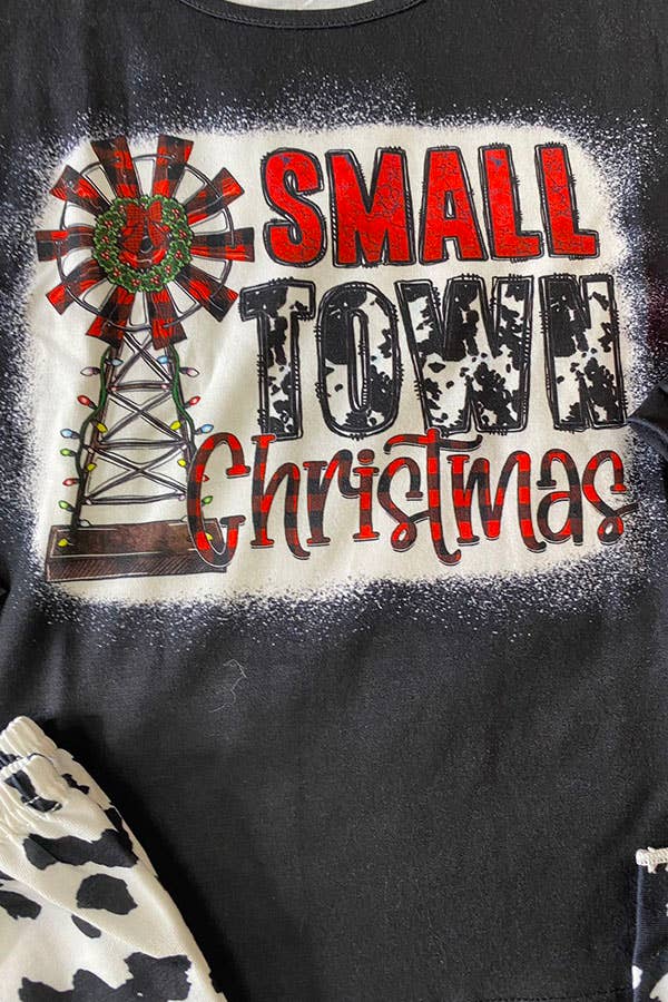 Small Town Christmas Flare Set – Girls 2-Piece - Vintage Cottonwood