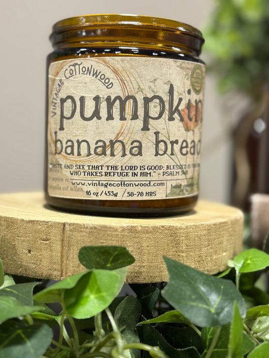 Pumpkin Banana Bread - Vintage Cottonwood