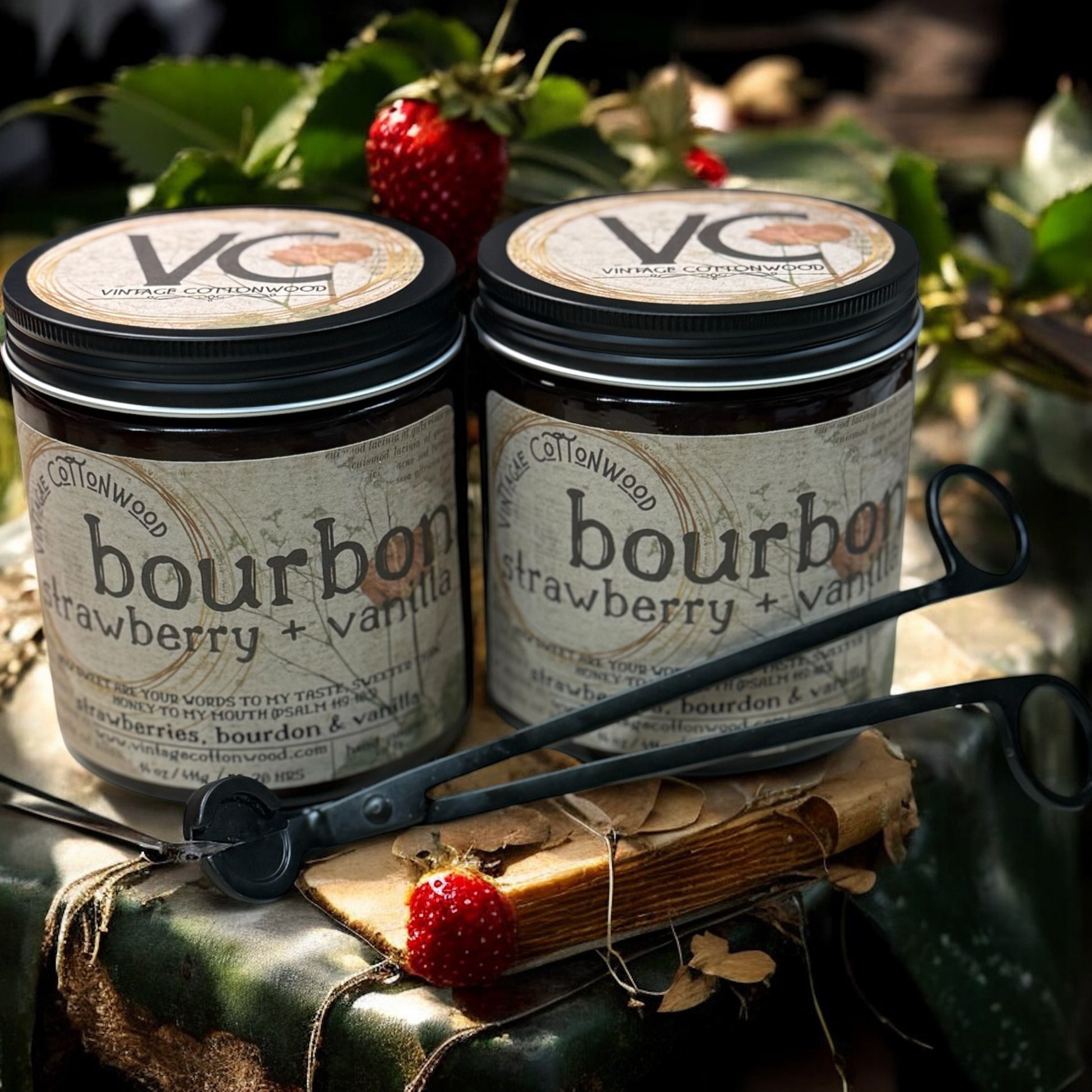 Bourbon Strawberry & Vanilla - Vintage Cottonwood