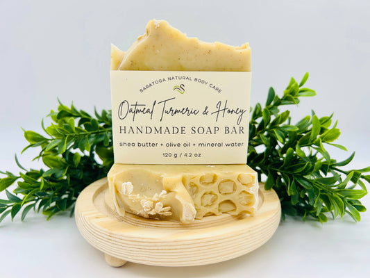 Oatmeal Turmeric & Honey Handmade Soap Bar