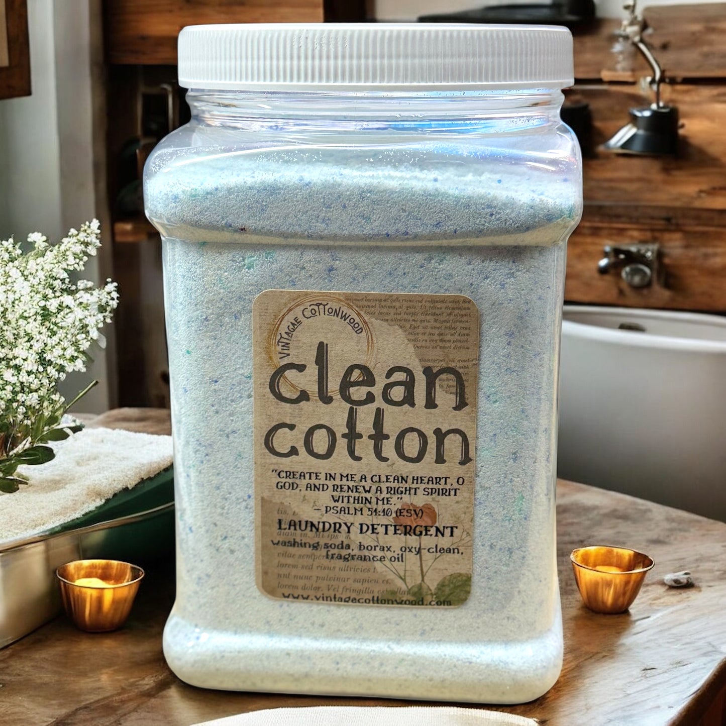 Clean Cotton Laundry Detergent - Vintage Cottonwood