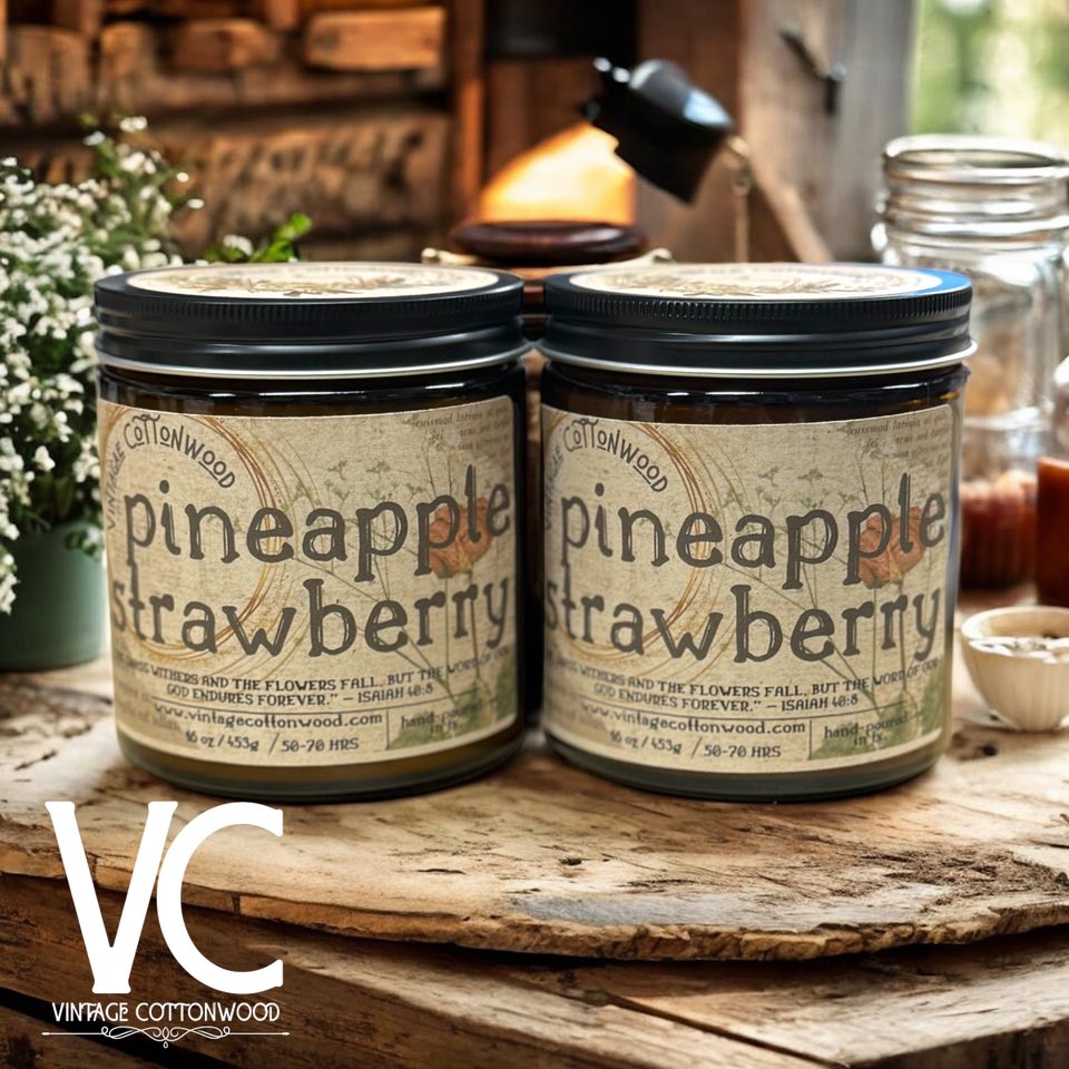 Pineapple Strawberry - Vintage Cottonwood