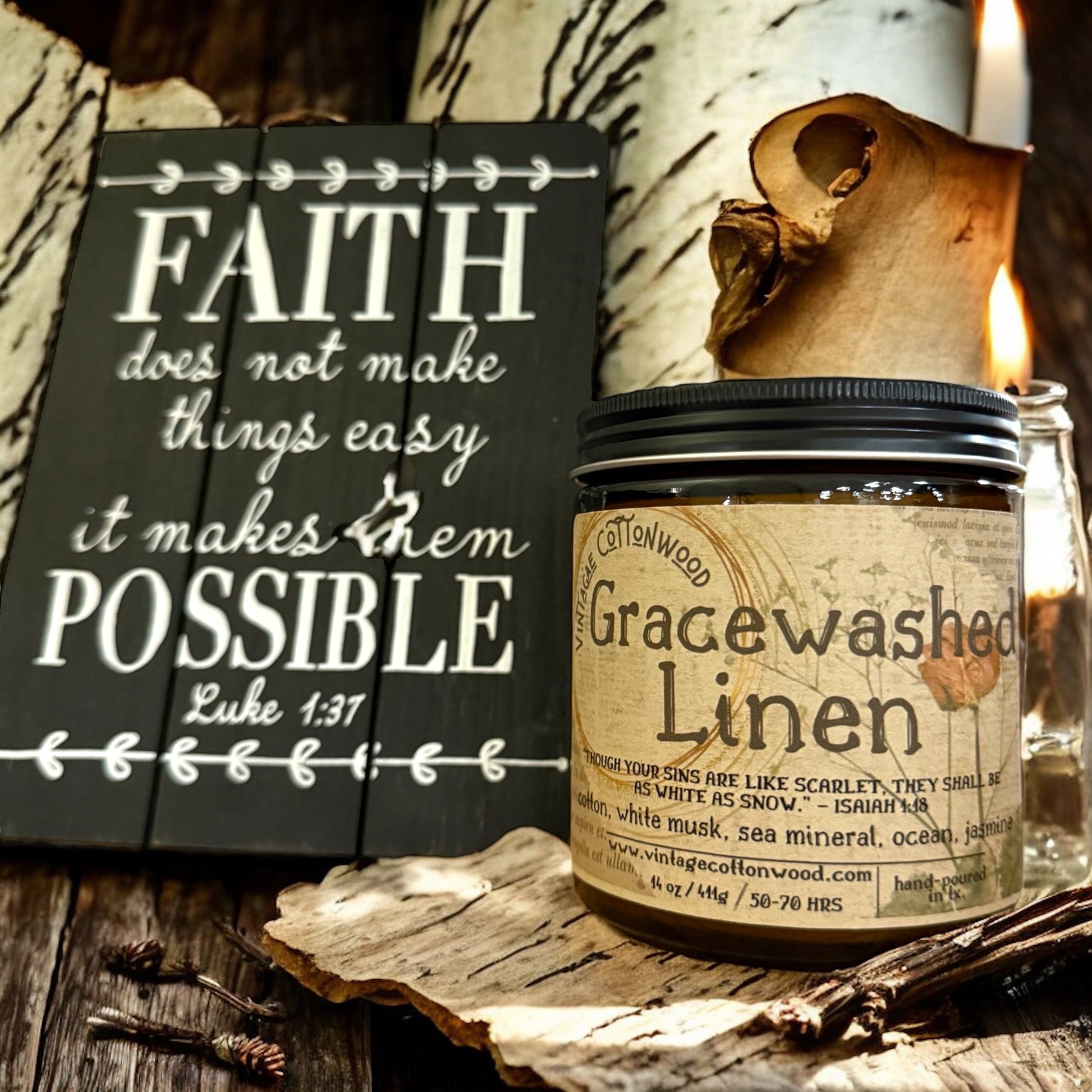 Gracewashed Linen - Vintage Cottonwood