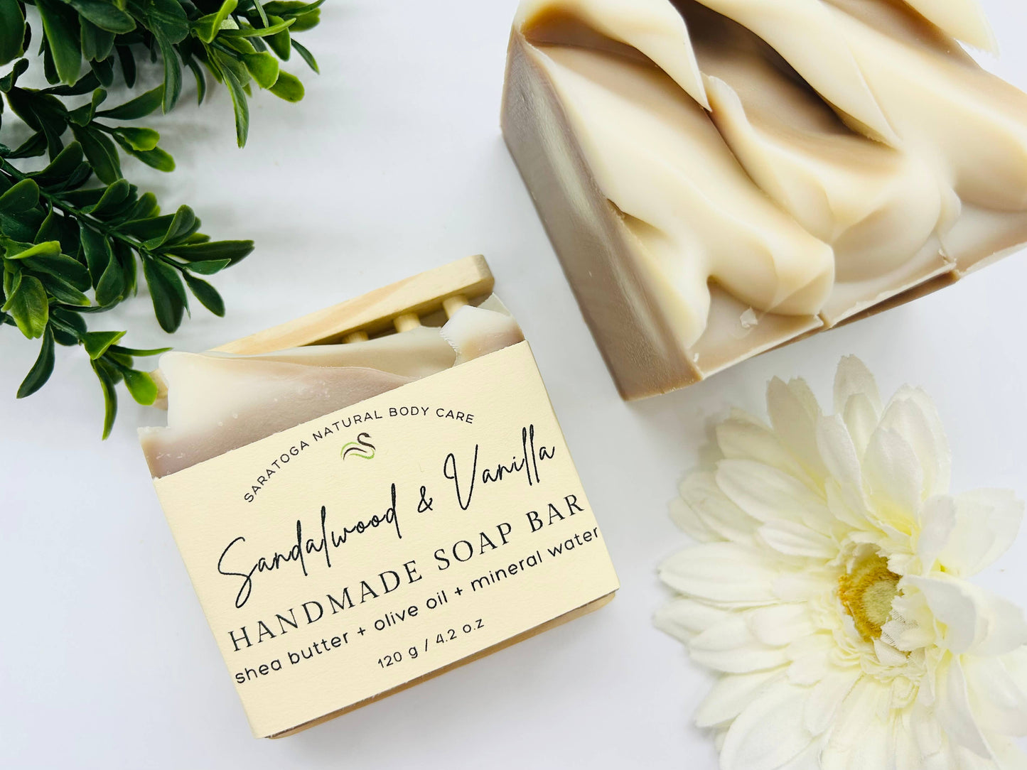 Sandalwood Vanilla Handmade Soap Bar