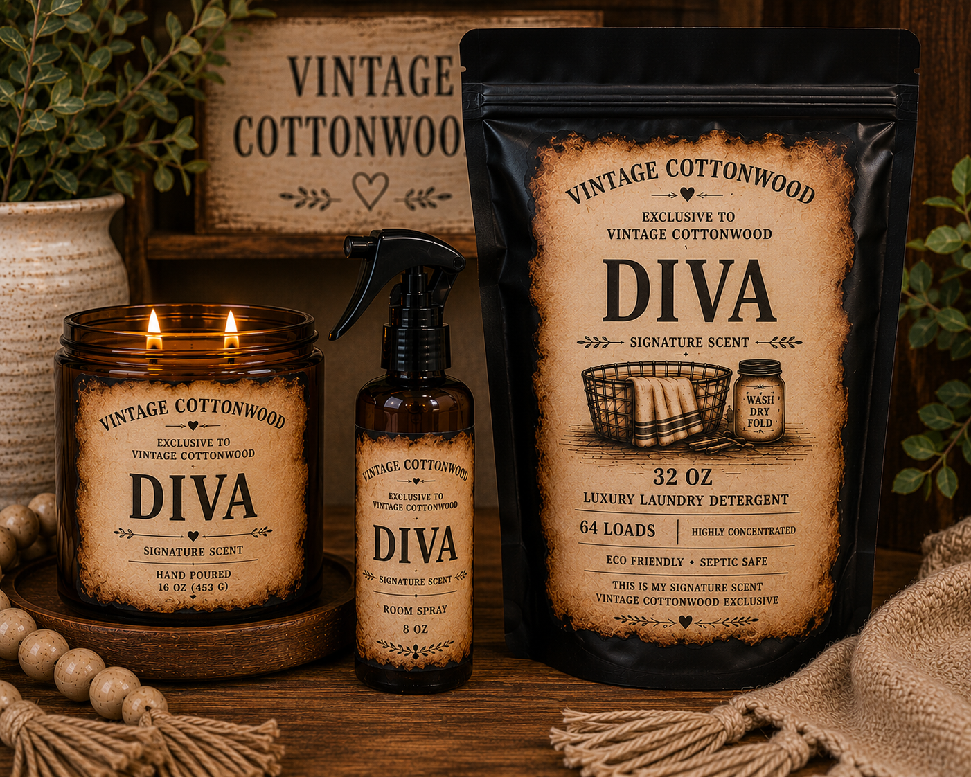 The "Cottonwood" Laundry & Home Bundle