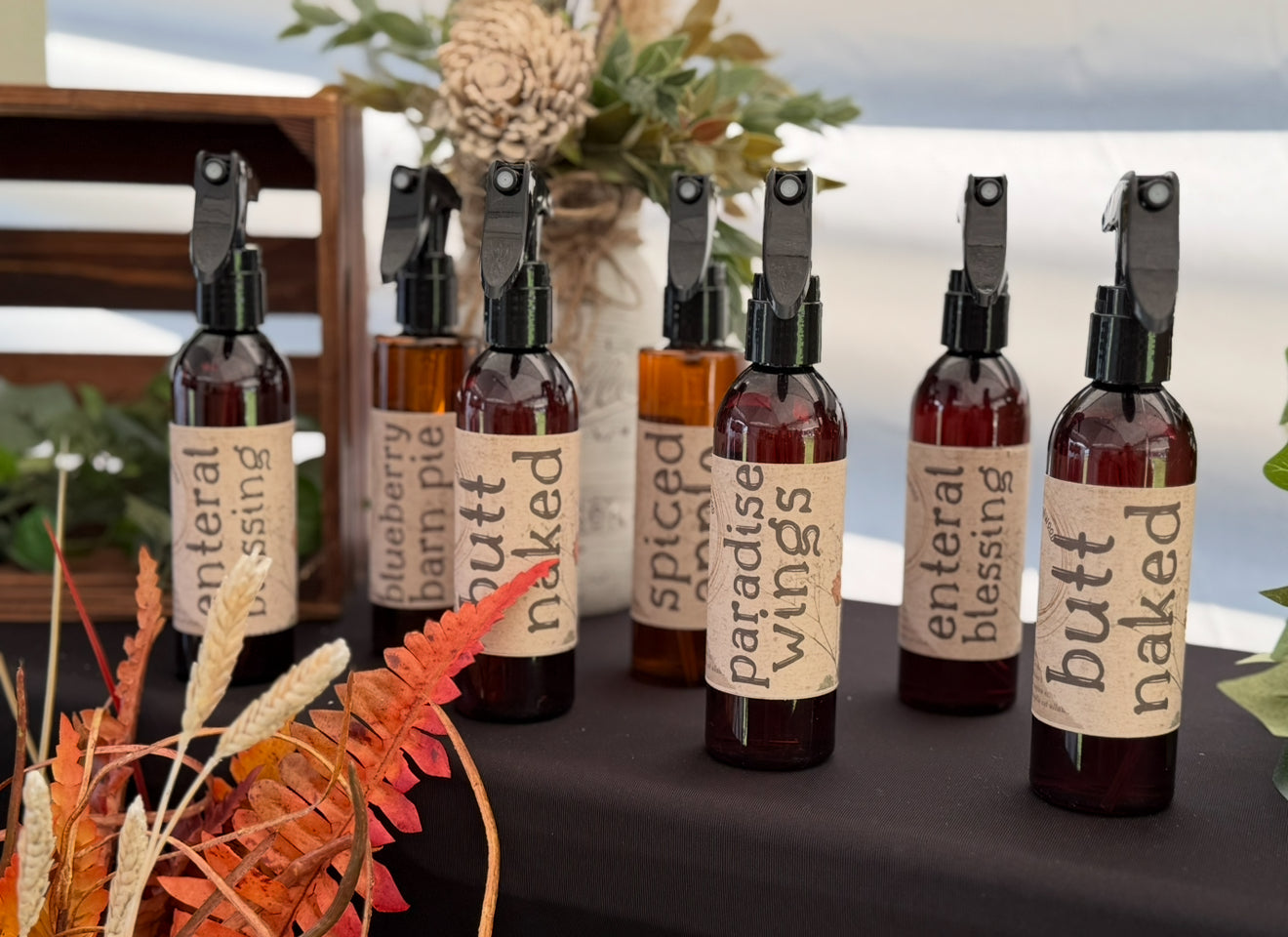 Blueberry Barn Pie Room Spray with blueberry pie scent