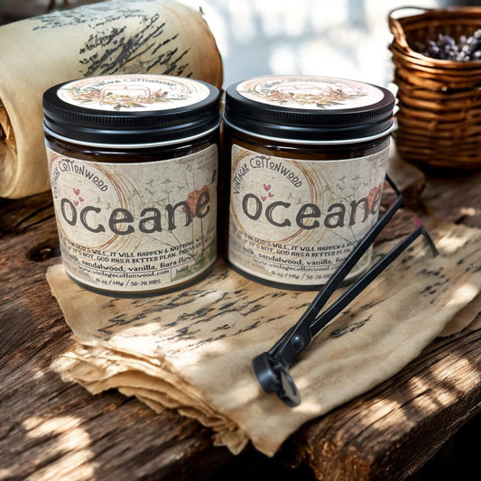 Océané Candle - Vintage Cottonwood