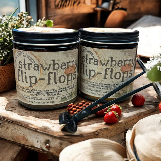 Strawberry Flip Flops - Vintage Cottonwood