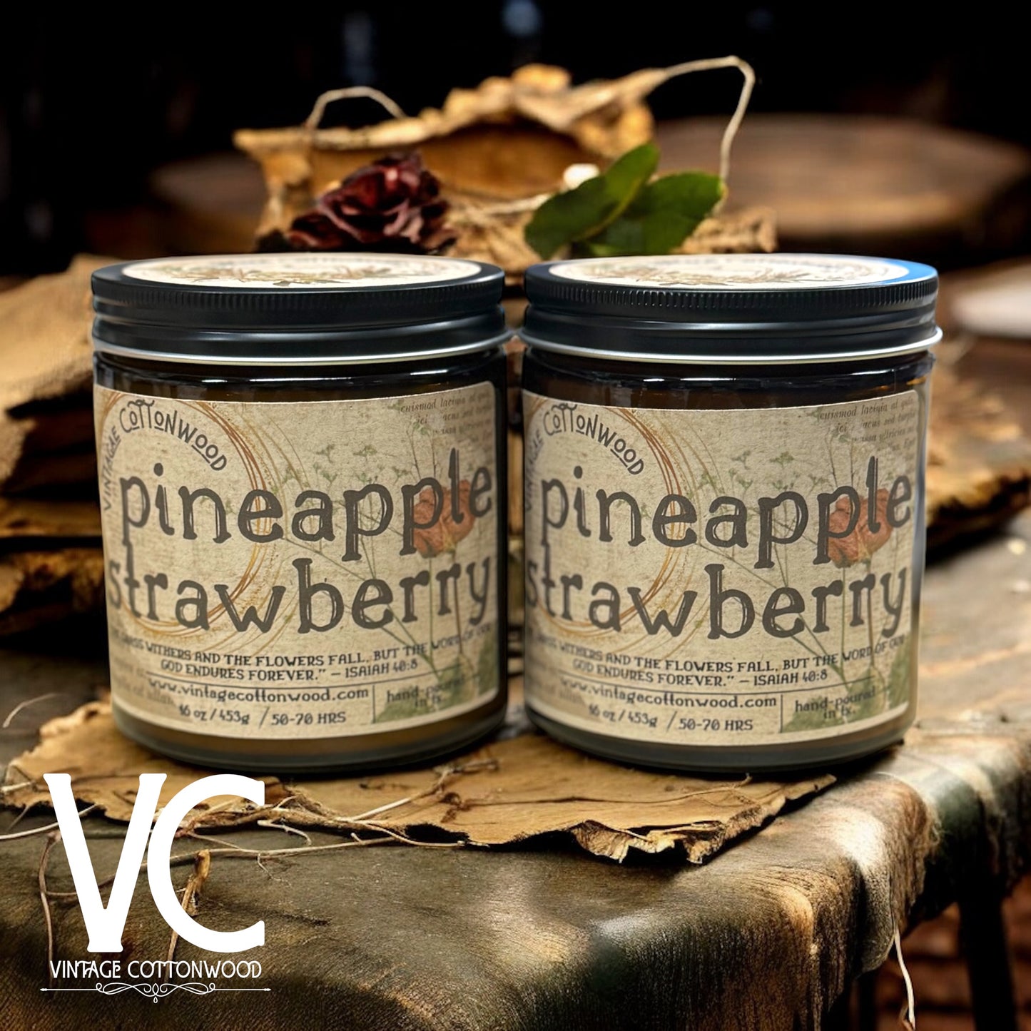 Pineapple Strawberry - Vintage Cottonwood