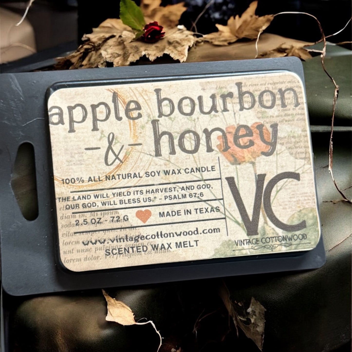 Apple Bourbon Honey Wax Melt - Vintage Cottonwood
