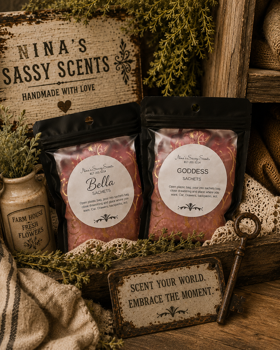 Sachets - Nina's Sassy Scents
