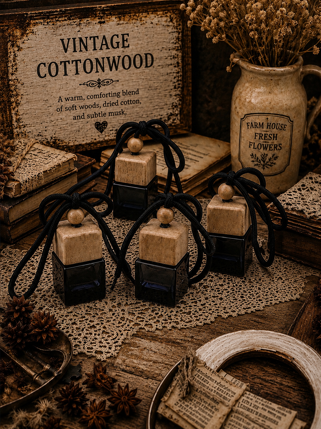 Car Diffuser - Vintage Cottonwood