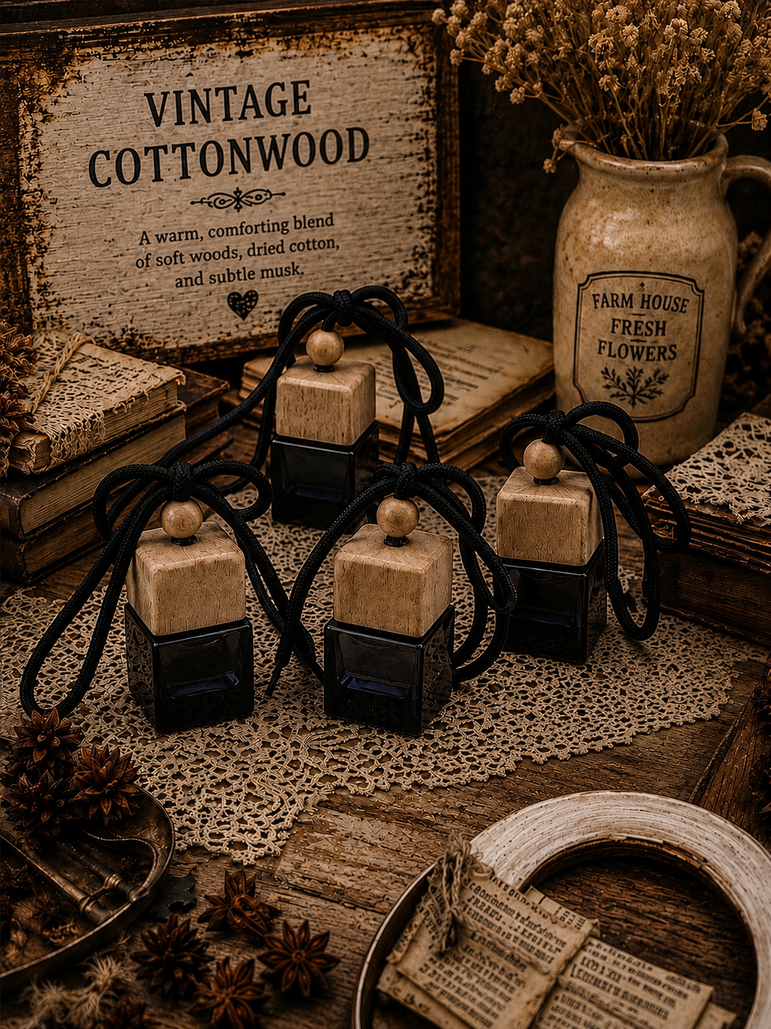 Car Diffuser - Vintage Cottonwood