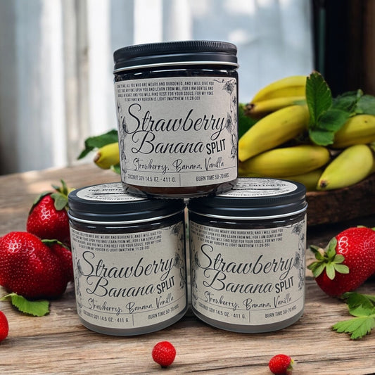 Strawberry Banana Split - Vintage Cottonwood