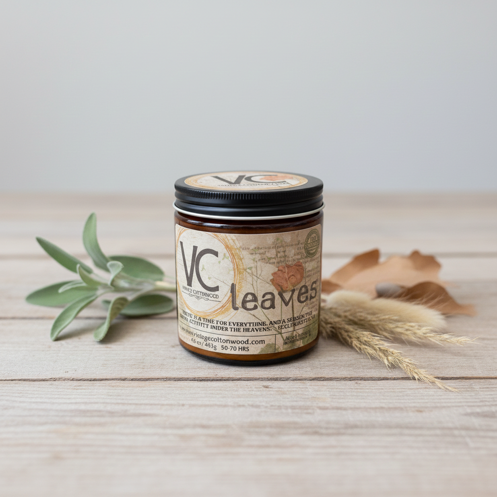 Leaves Candle