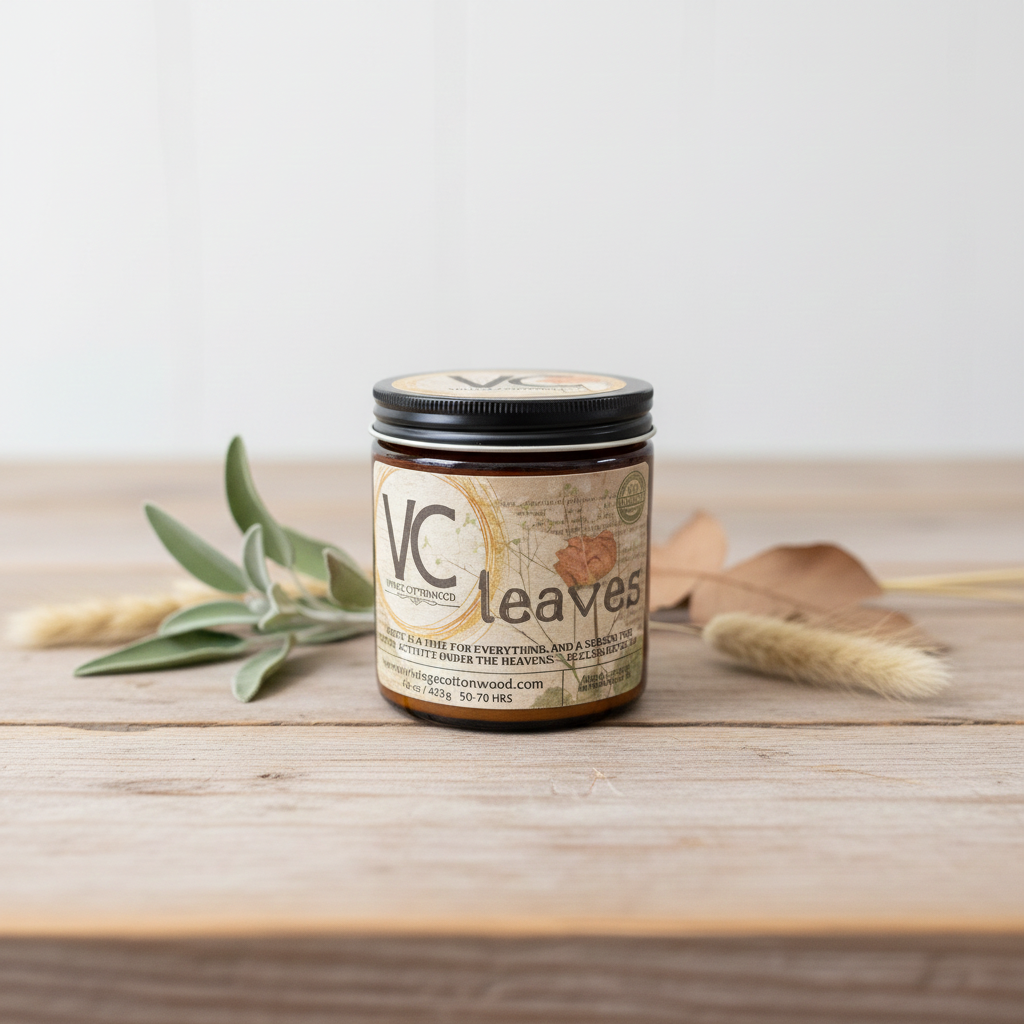 Leaves Candle