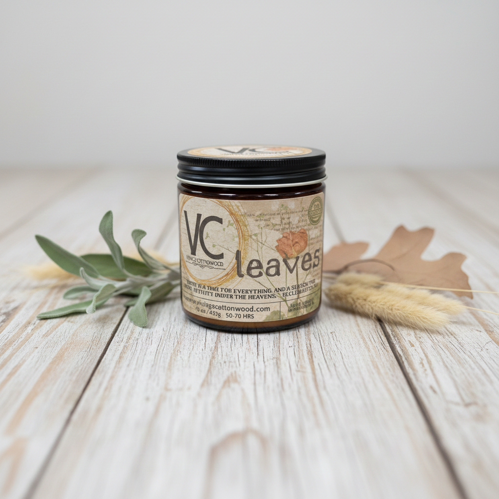Leaves Candle