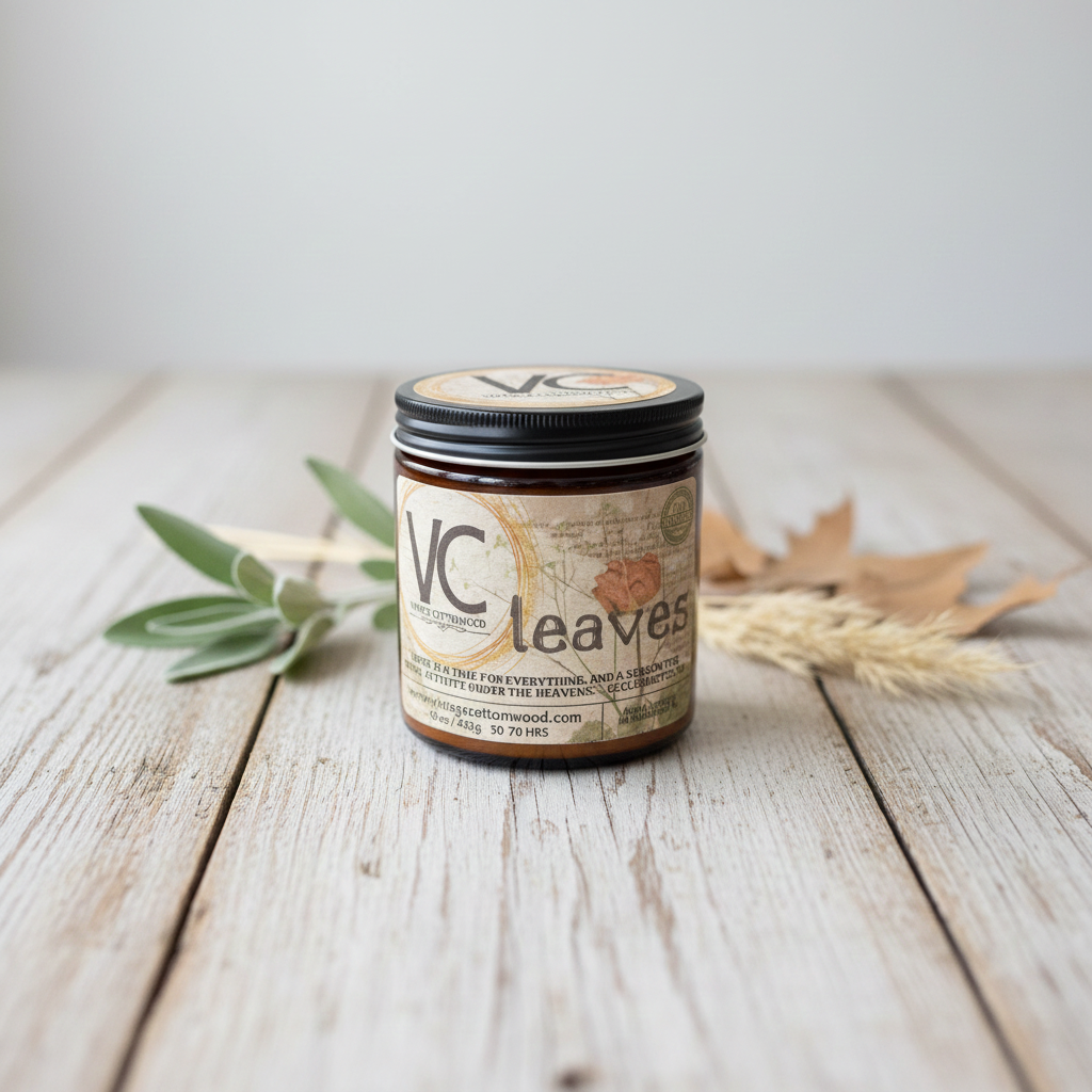 Leaves Candle