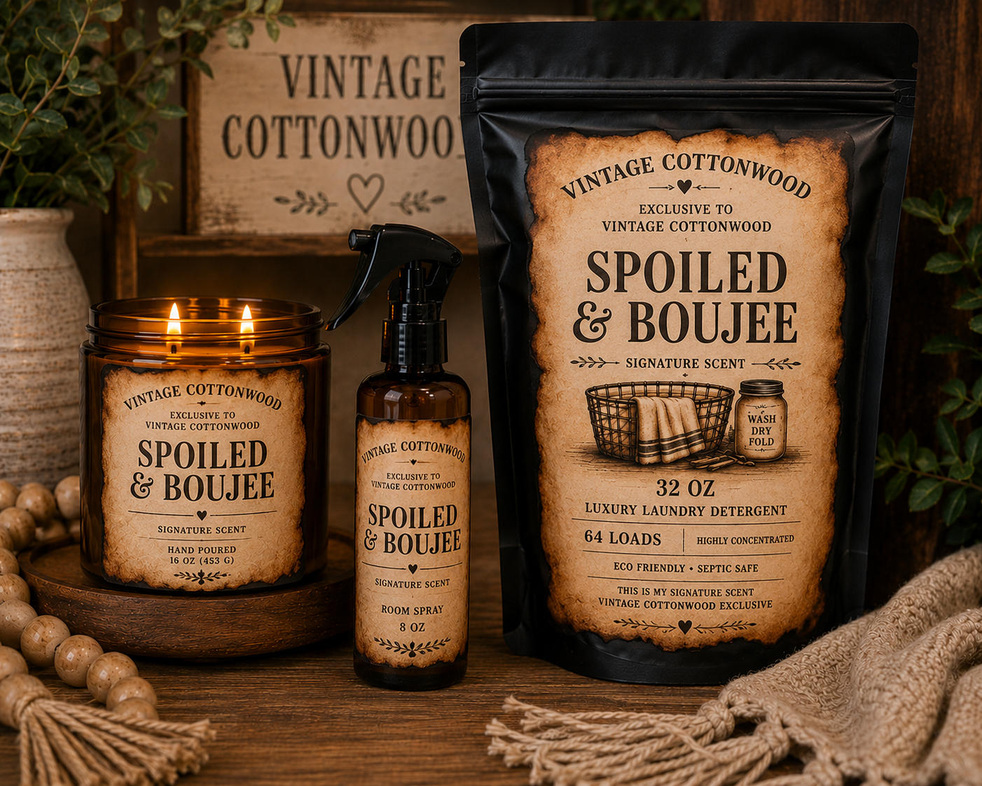 The "Cottonwood" Laundry & Home Bundle