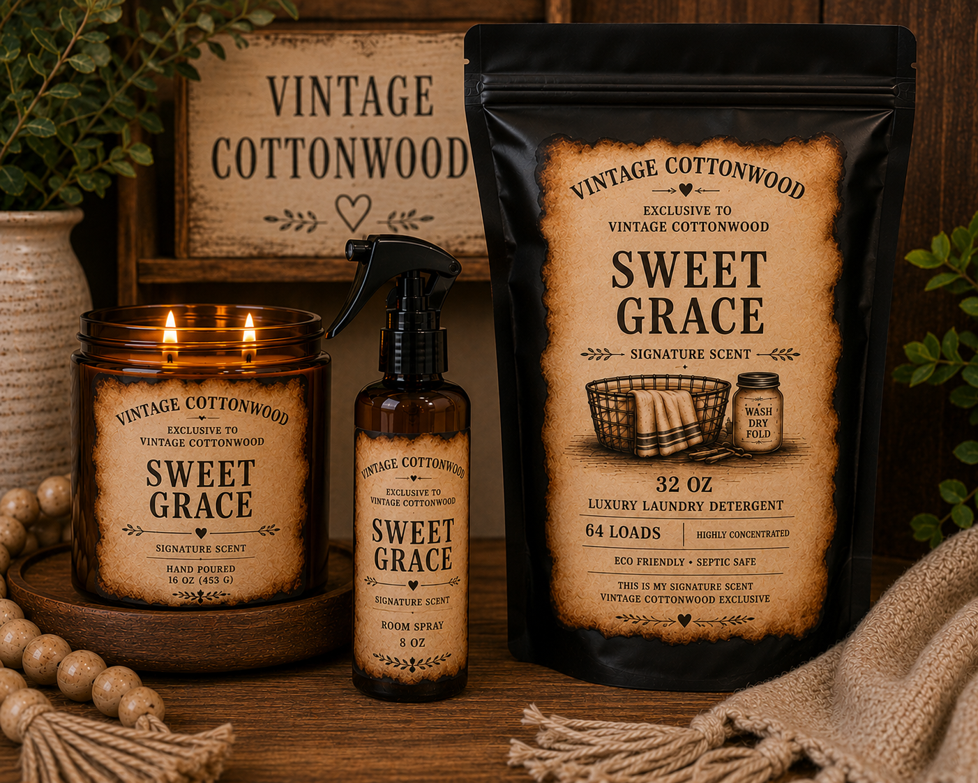 The "Cottonwood" Laundry & Home Bundle