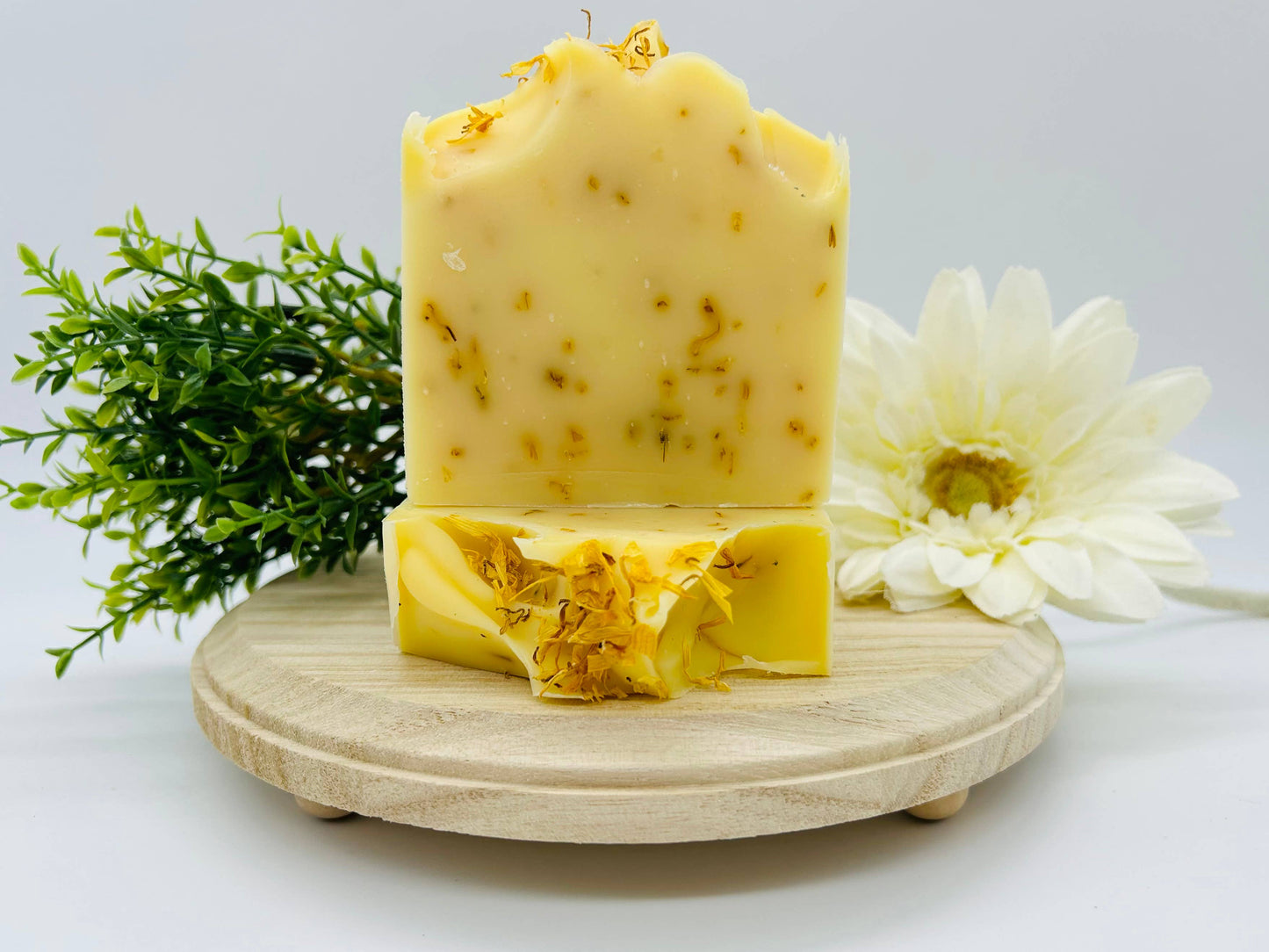 Calendula Lemongrass Handmade Vegan Soap Bar