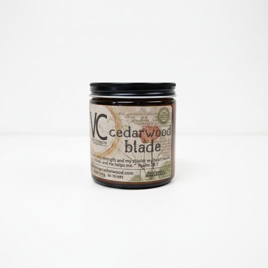 Cedarwood Blade Candle