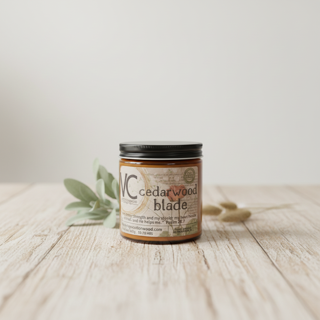 Cedarwood Blade Candle