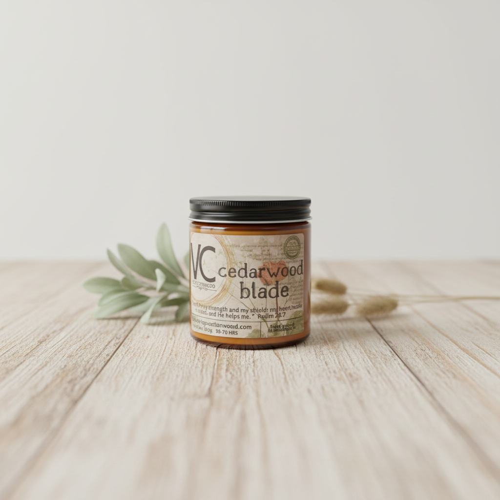 Cedarwood Blade Candle