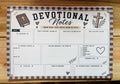 Devotional Notes Notepad