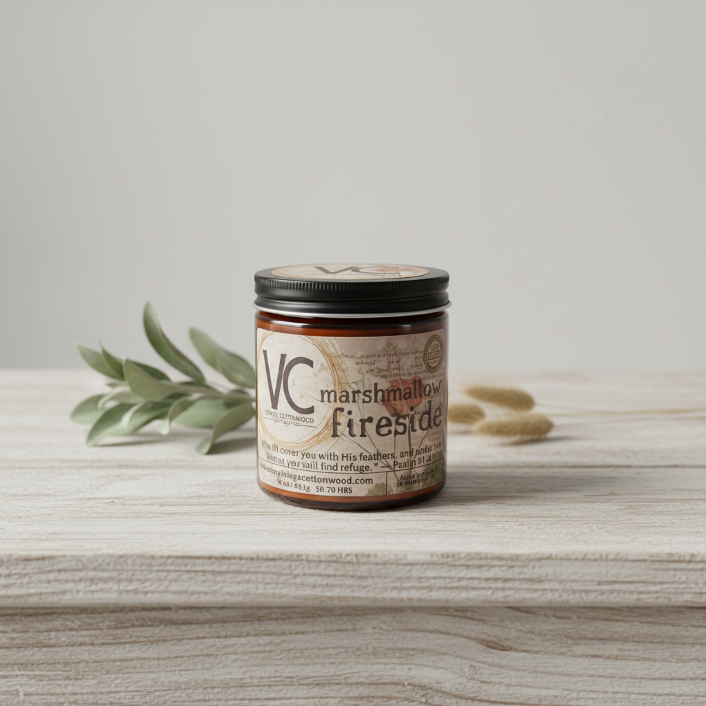 Marshmallow Fireside Candle