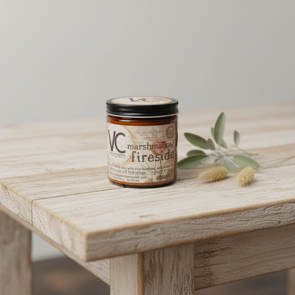 Marshmallow Fireside Candle