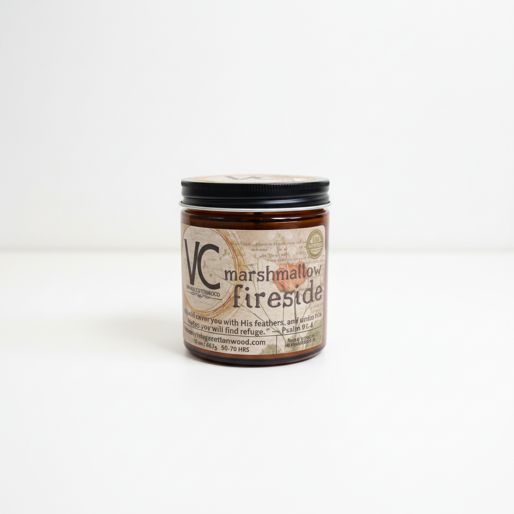 Marshmallow Fireside Candle