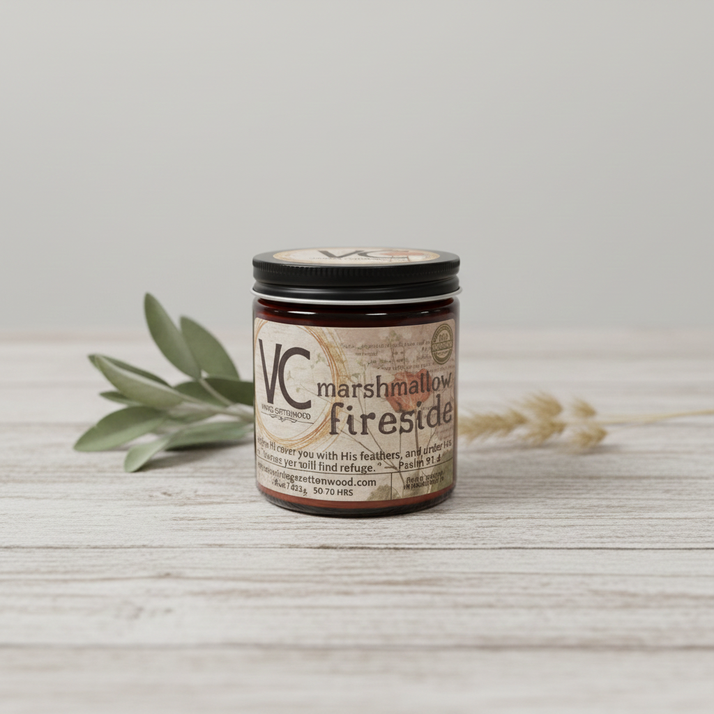 Marshmallow Fireside Candle